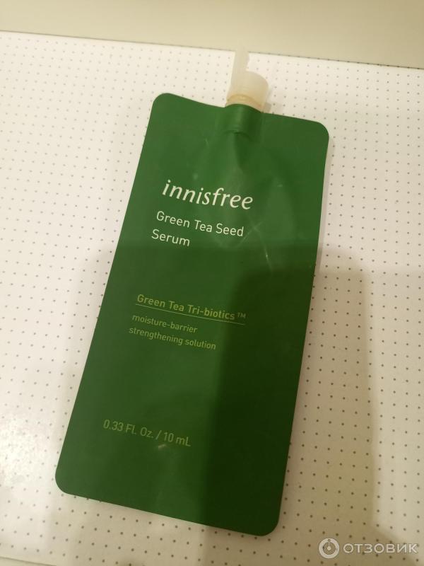 Интенсивная увлажняющая сыворотка Innisfree Green Tea Seed Serum фото