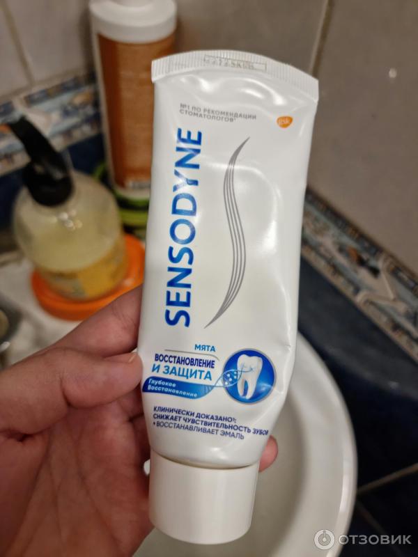 Зубная паста Sensodyne Восстановление и защита фото