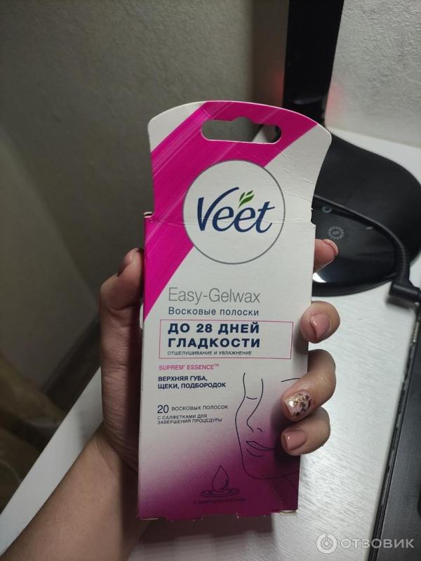 Восковые полоски Veet фото