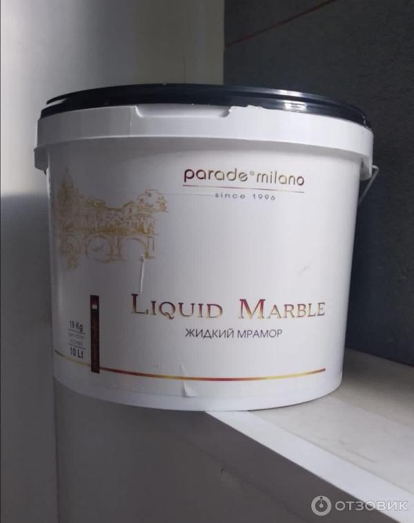 Отзыв о Декоративная штукатурка "Жидкий мрамор" Parade LIQUID MARBLE ...