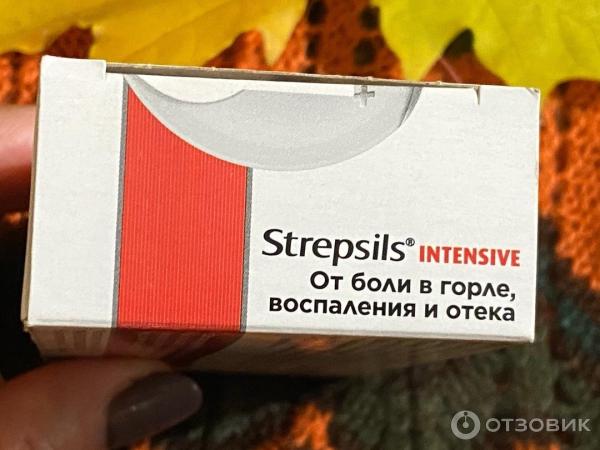 Таблетки для рассасывания Strepsils Intensive фото