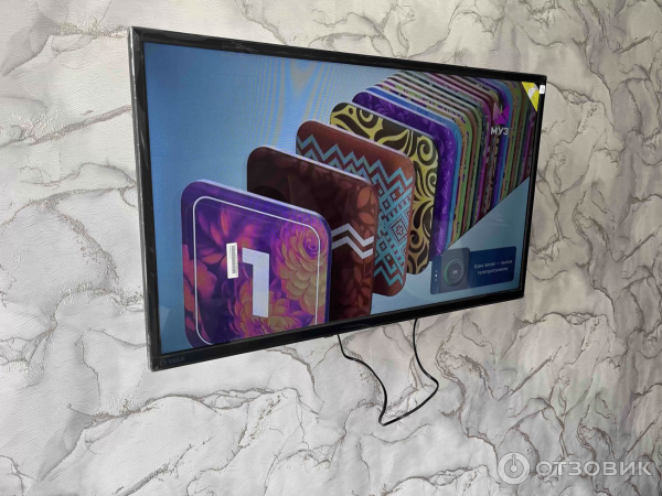 Отзыв о Телевизор sber SDX-43F2122B Черный | Очень довольна покупкой.