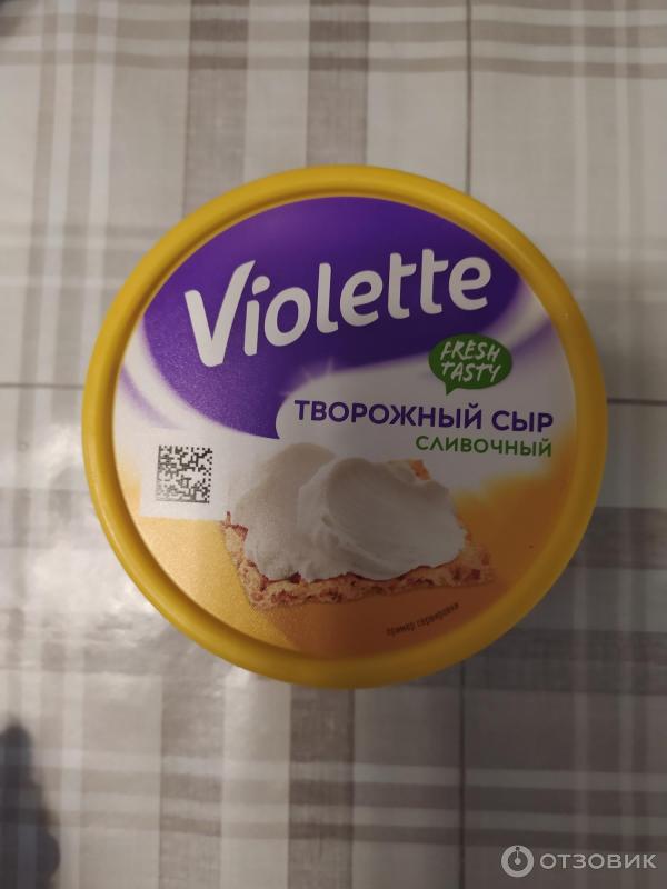 Сыр творожный Violette Сливочный фото