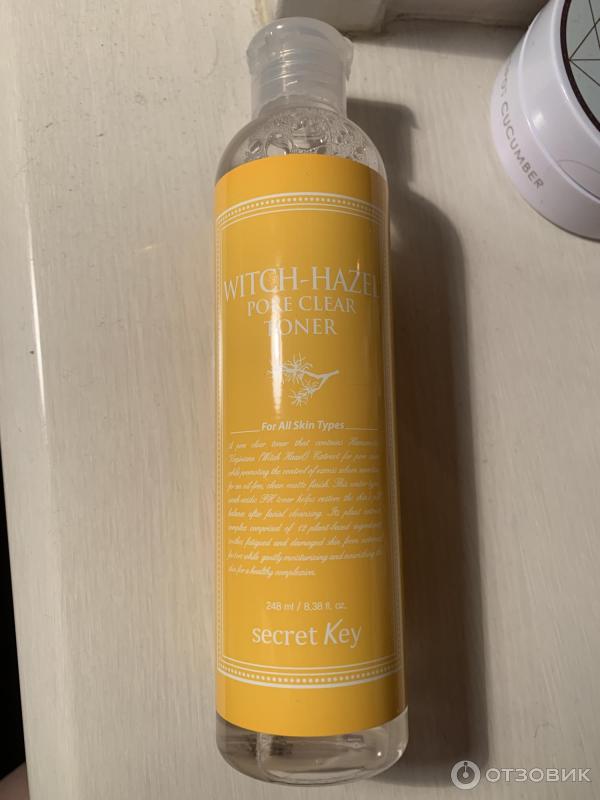 Тоник для лица Secret Key с экстрактом гамамелиса Witch-Hazel Pore Clean Toner фото