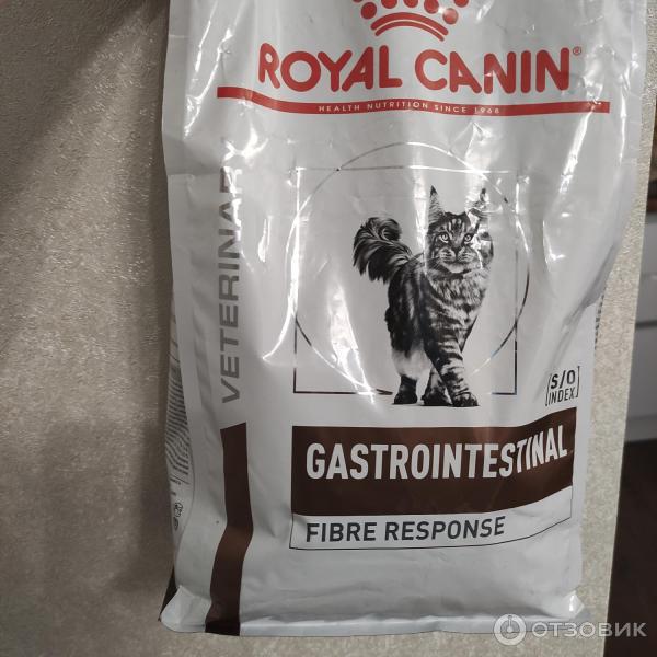 Royal canin gastrointestinal fibre 2 кг. Корм для кошек от запоров.