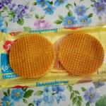 Вафли Яшкино Голландские с карамельной начинкой фото