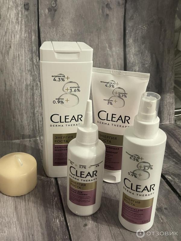 Сыворотка для волос Clear Derma Therapy Энергия роста фото