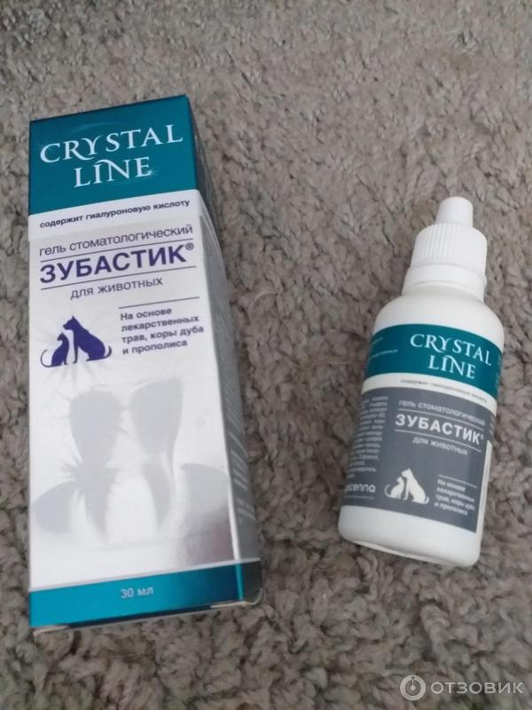 Гель стоматологический Crystal Line Зубастик для животных фото