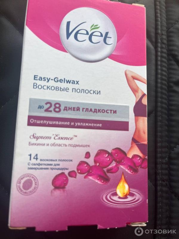 Восковые полоски Veet фото