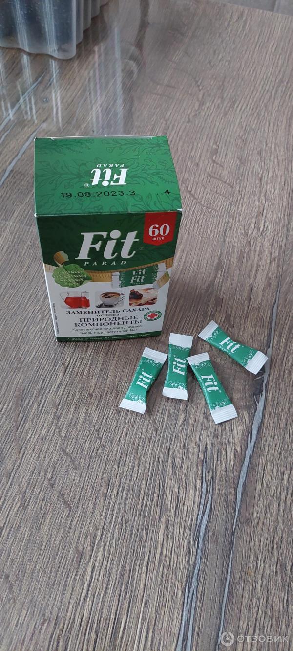 Отзыв о Заменитель сахара Fit Parad "Природные компоненты" | Самый лучший