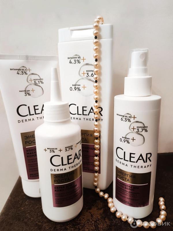 Сыворотка для волос Clear Derma Therapy Энергия роста фото