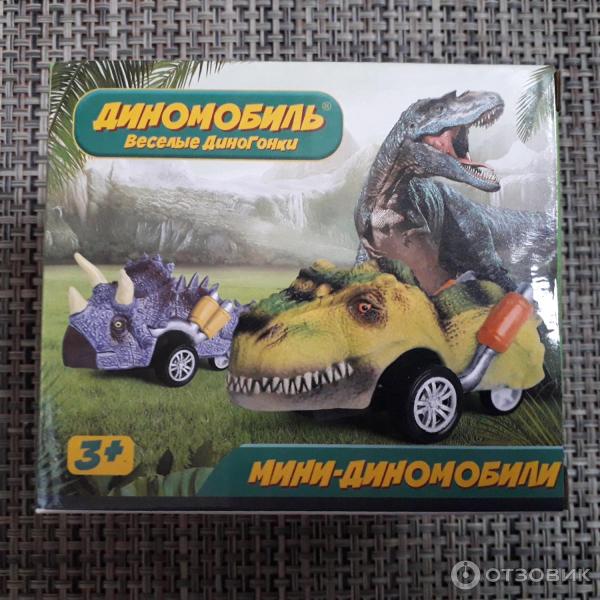 Детский игровой набор Диномобиль Веселые ДиноГонки фото
