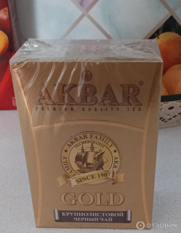 Чай черный байховый цейлонский крупнолистовой Акбар Gold