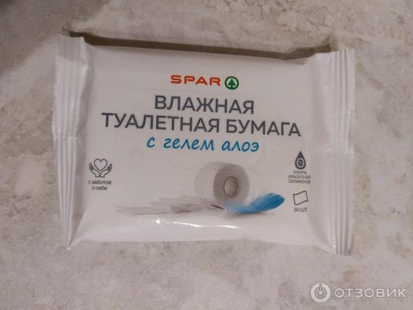 Влажная туалетная бумага Spar фото