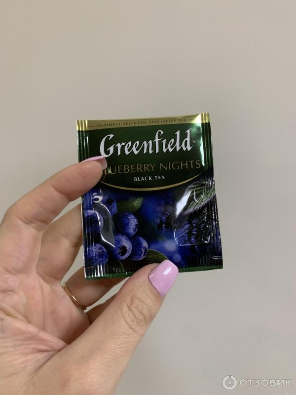 Чай Greenfield Blueberry Night фото