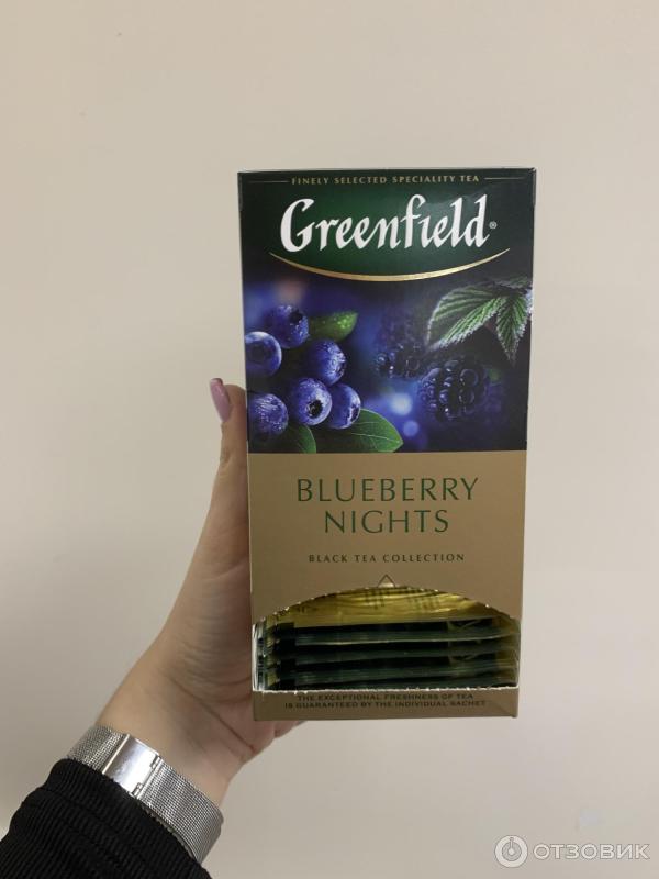 Чай Greenfield Blueberry Night фото