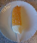 Пломбир ванильный в апельсиновой глазури "Чистая Линия" фото