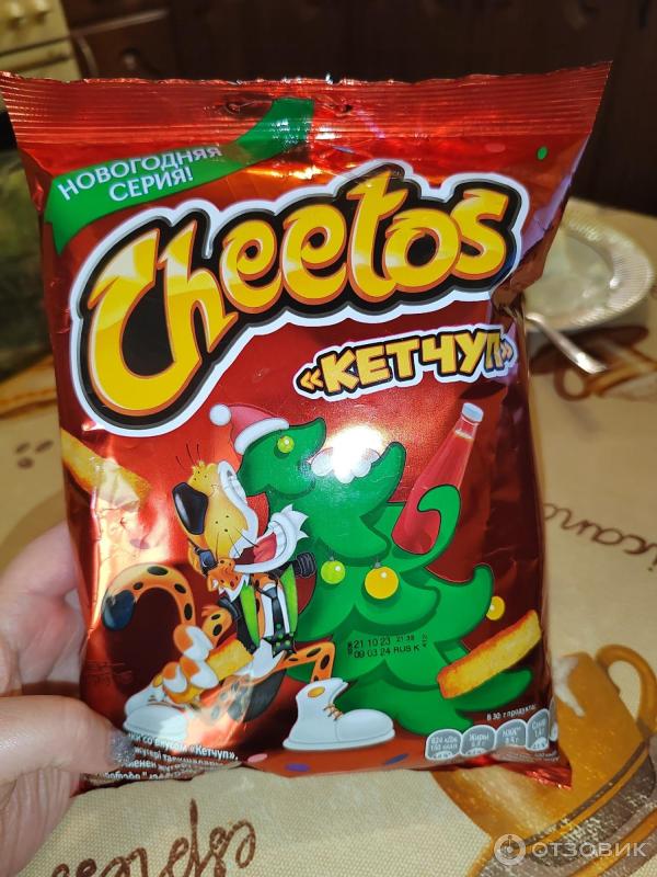 Отзыв о Кукурузные палочки Cheetos со вкусом "Кетчуп" | Вкусно, но вредно