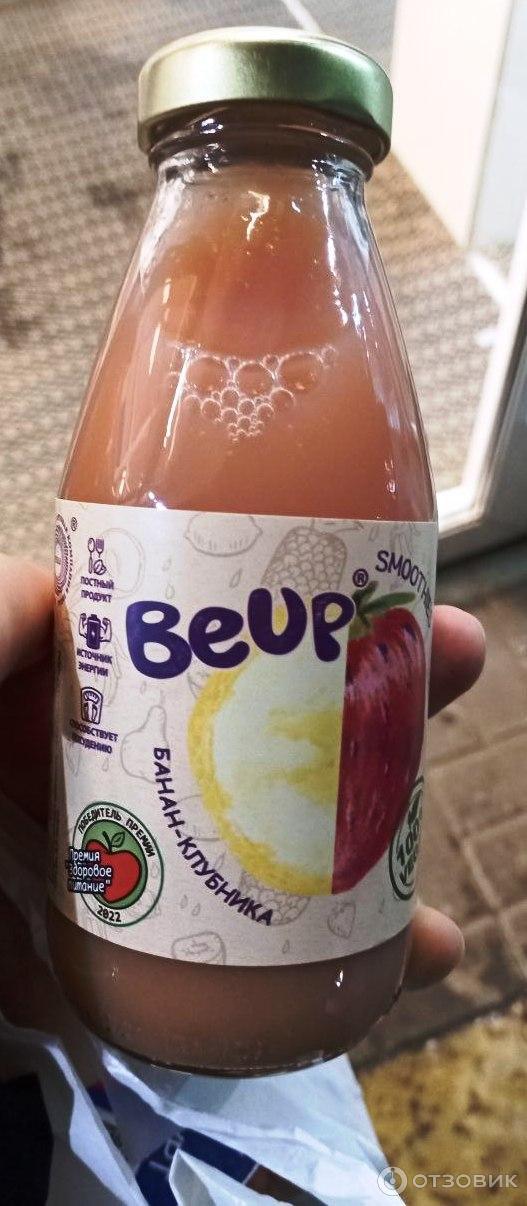 Напиток безалкогольный смузи Beup Банан-клубника