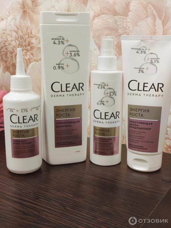 Набор для волос Clear Derma Therapy Энергия роста фото