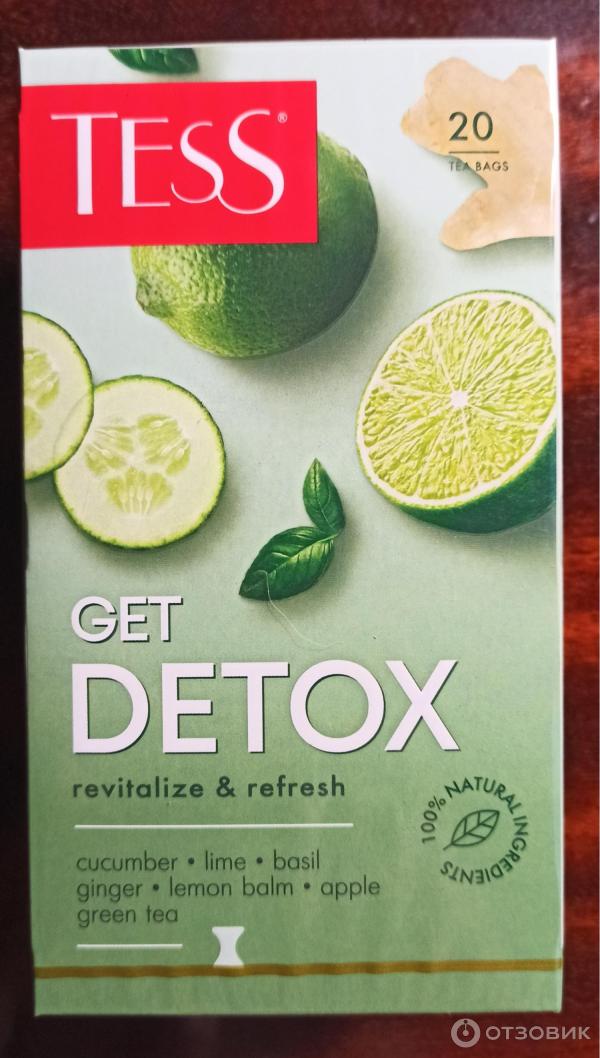 Чай Tess GET DETOX фото