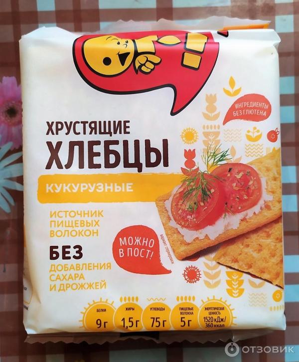 Хрустящие хлебцы ОГО кукурузные фото