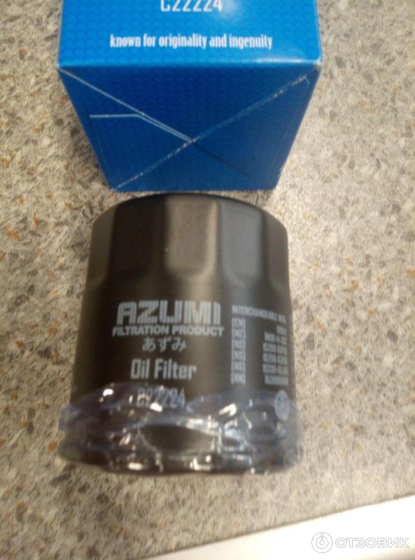 Отзыв о Масляный фильтр C22224 Azumi | Недорогой, качественный аналог ...