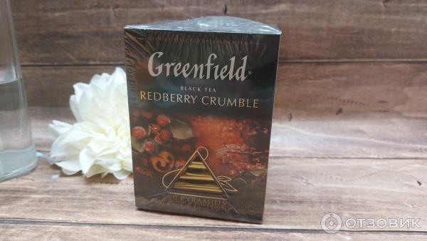 Черный чай Greenfield Redberry crumble фото