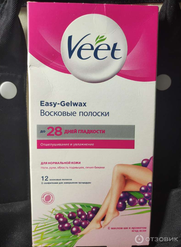 Восковые полоски Veet фото