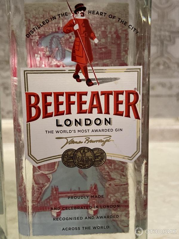 Джин Beefeater London Dry Gin фото