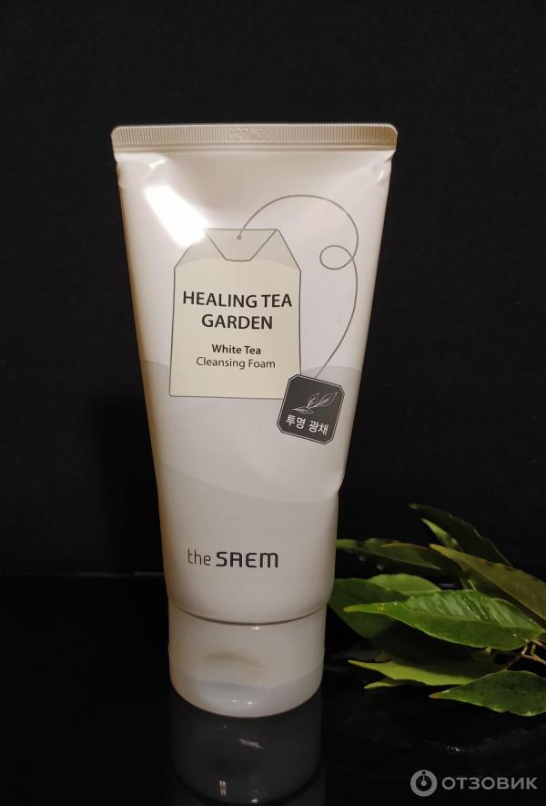 Пенка для умывания The Saem Healing Tea Garden White Tea Cleansing Form фото