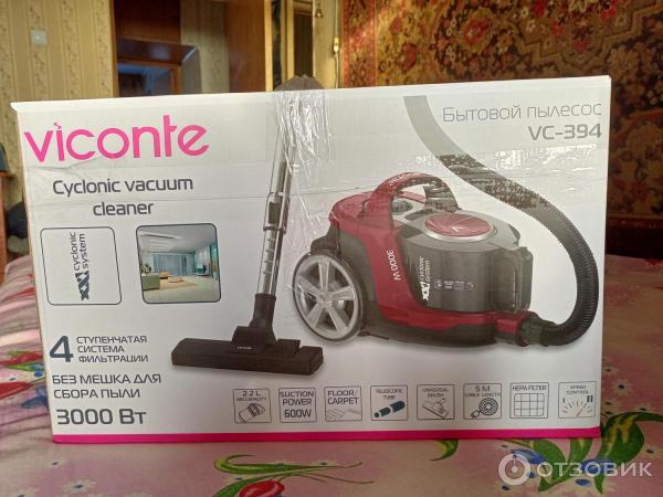 Отзыв о Пылесос напольный Viconte VC-394 | Супер пылесос нам понравился.
