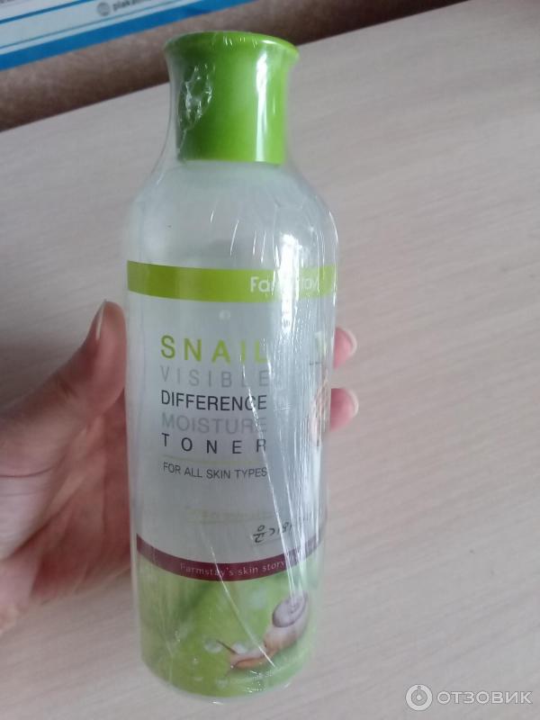 Тонер увлажняющий 350 мл Farm stay snail visible difference moisture toner фото