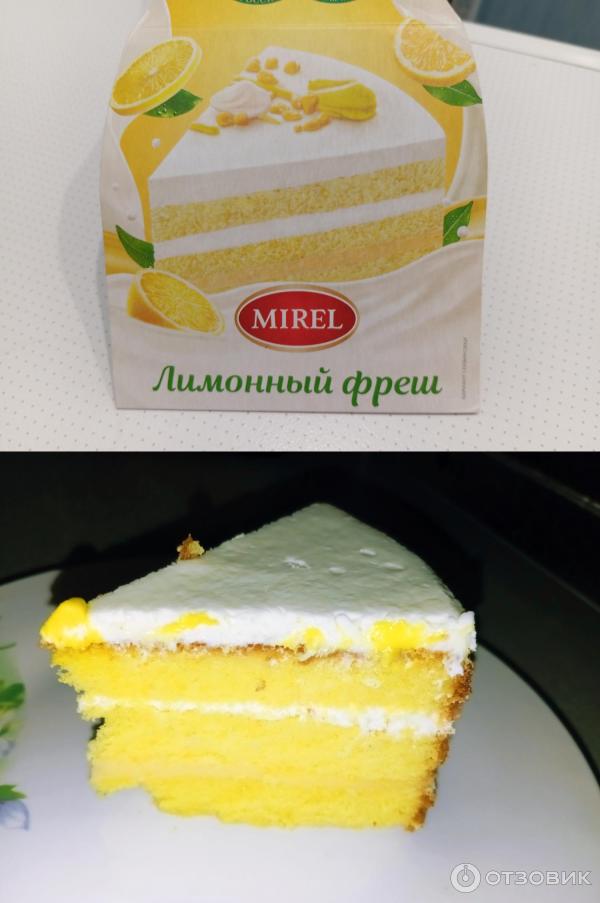 Отзыв о Торт Mirel "Лимонный фреш" | Очередной торт от известной ТМ.