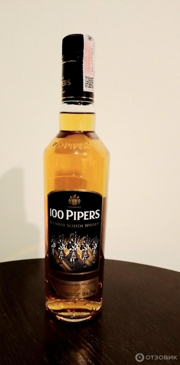 Виски 100 Pipers фото