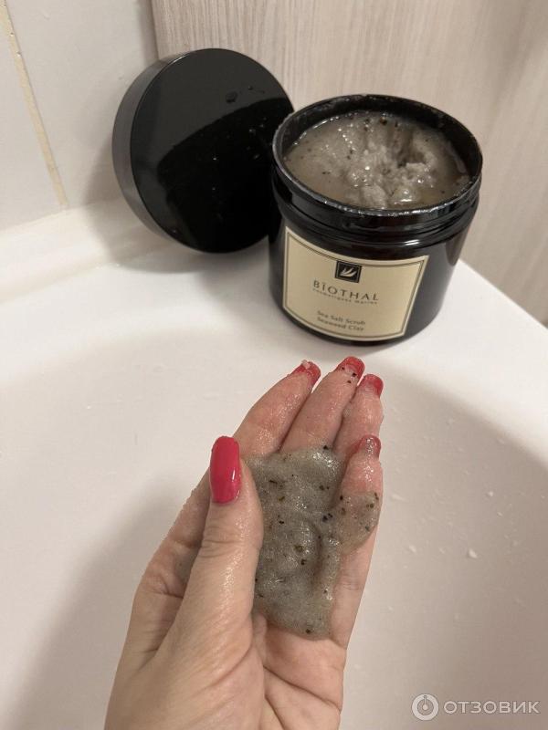 Скраб для тела Biothal Sea Salt Scrub Водоросли Глина фото