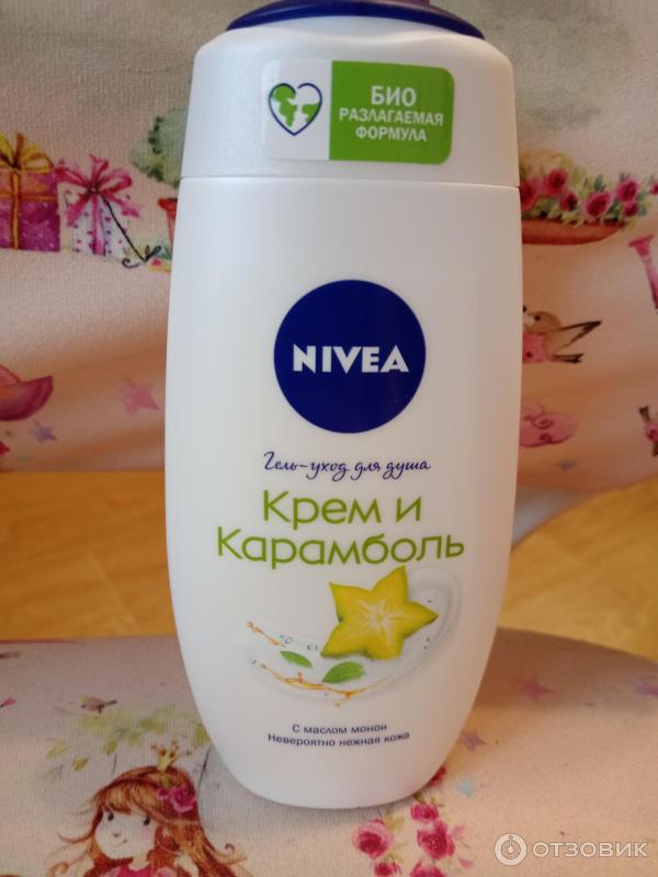 Гель-уход для душа Nivea Крем Карамболь фото