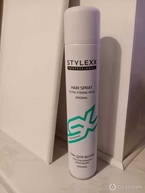 Отзыв о Лак для волос Stylexx professional Hair spray ultra strong hold ...
