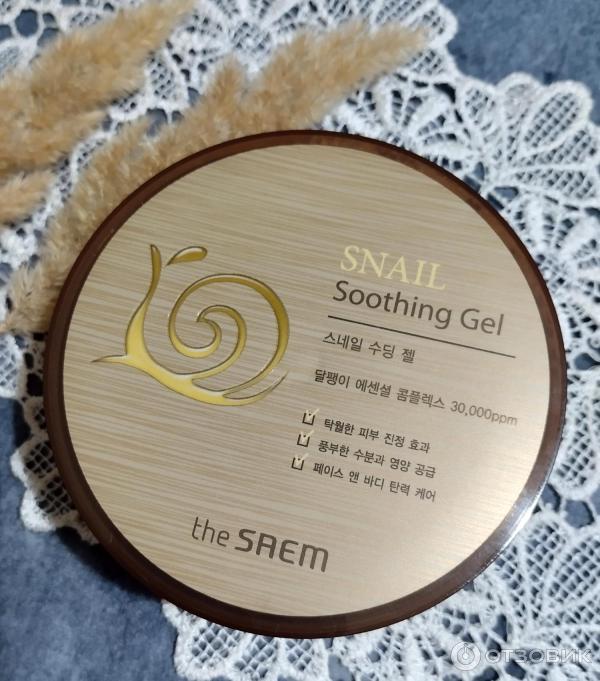 Универсальный гель с улиточным экстрактом The Saem Snail Soothing Gel фото